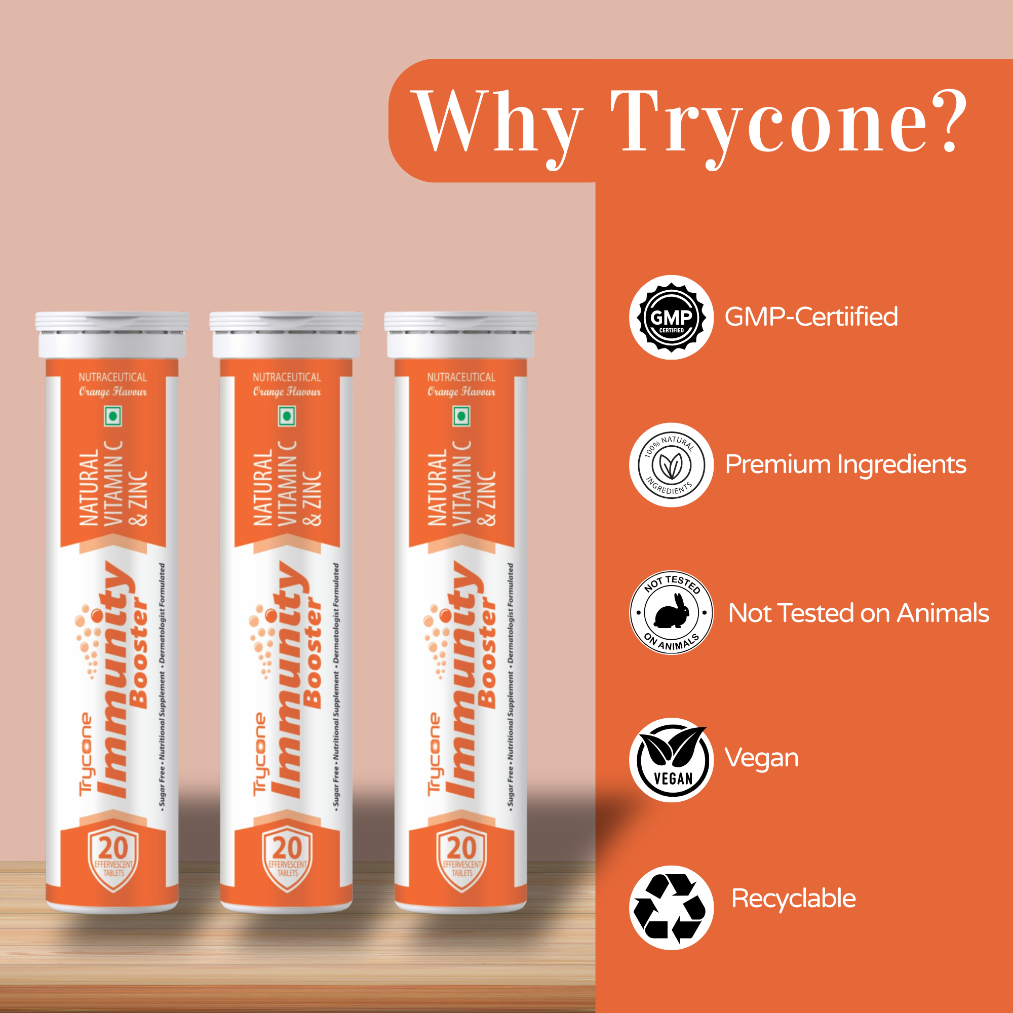 Immunity Booster - 60 effervescent tablets