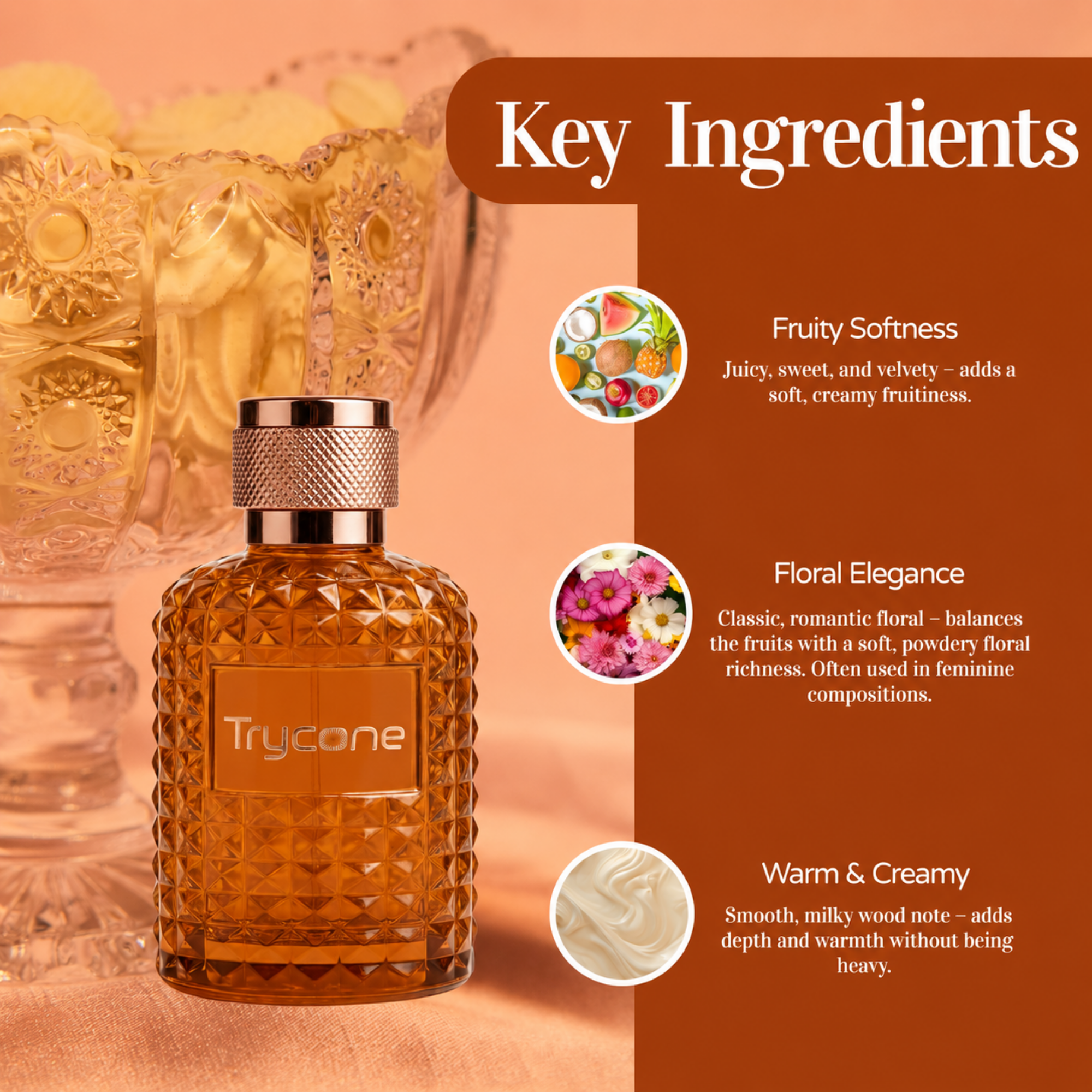 Trycone Lushira Perfume for Women - 50 Ml