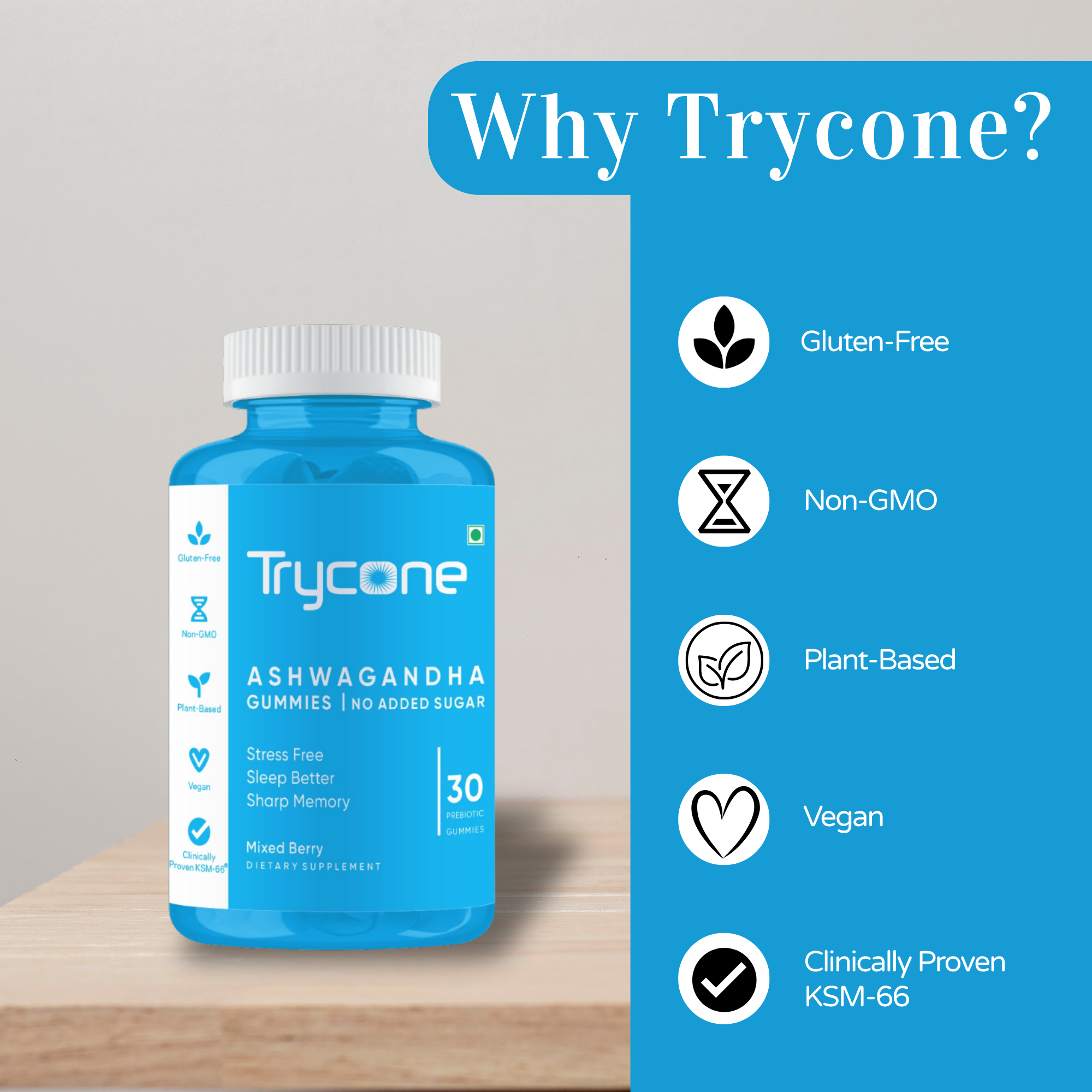 KSM 66 Ashwagandha Gummies- Pack of 30