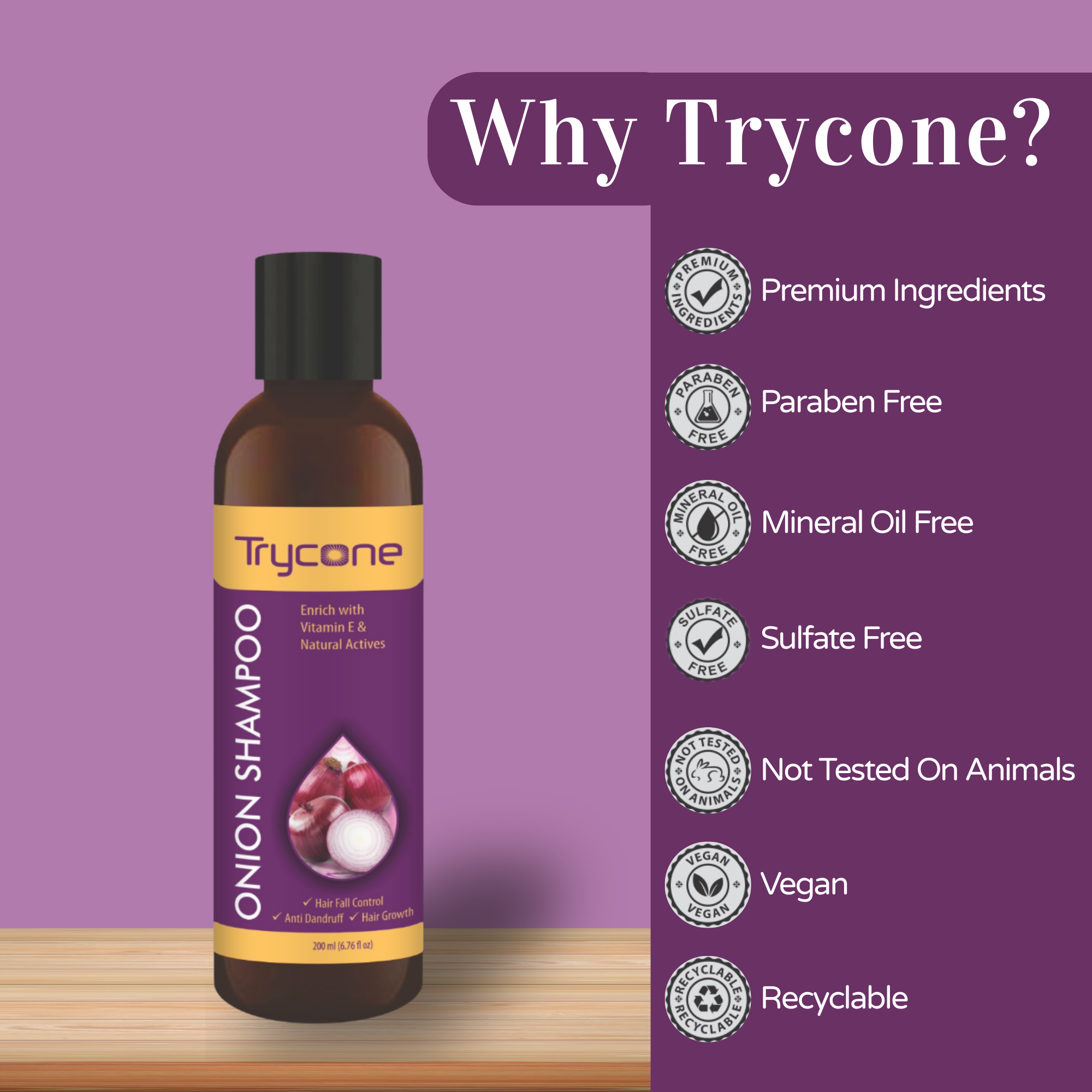 Onion Shampoo - 200 Ml