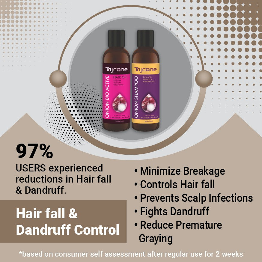 Hair Fall & Dandruff Control - Pack Of 2 Products