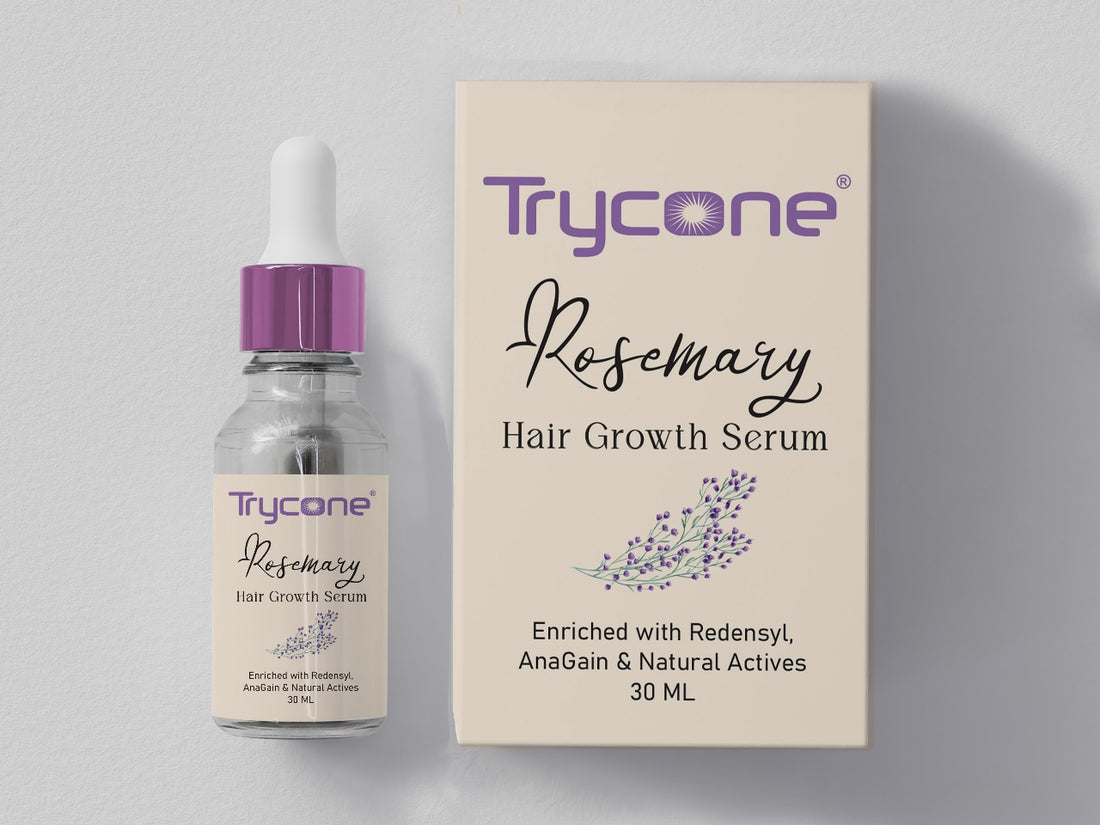 Trycone Rosemary Hair Growth Serum Enrich with Redensyl, Anagain & Other Natural Actives – 30 Ml