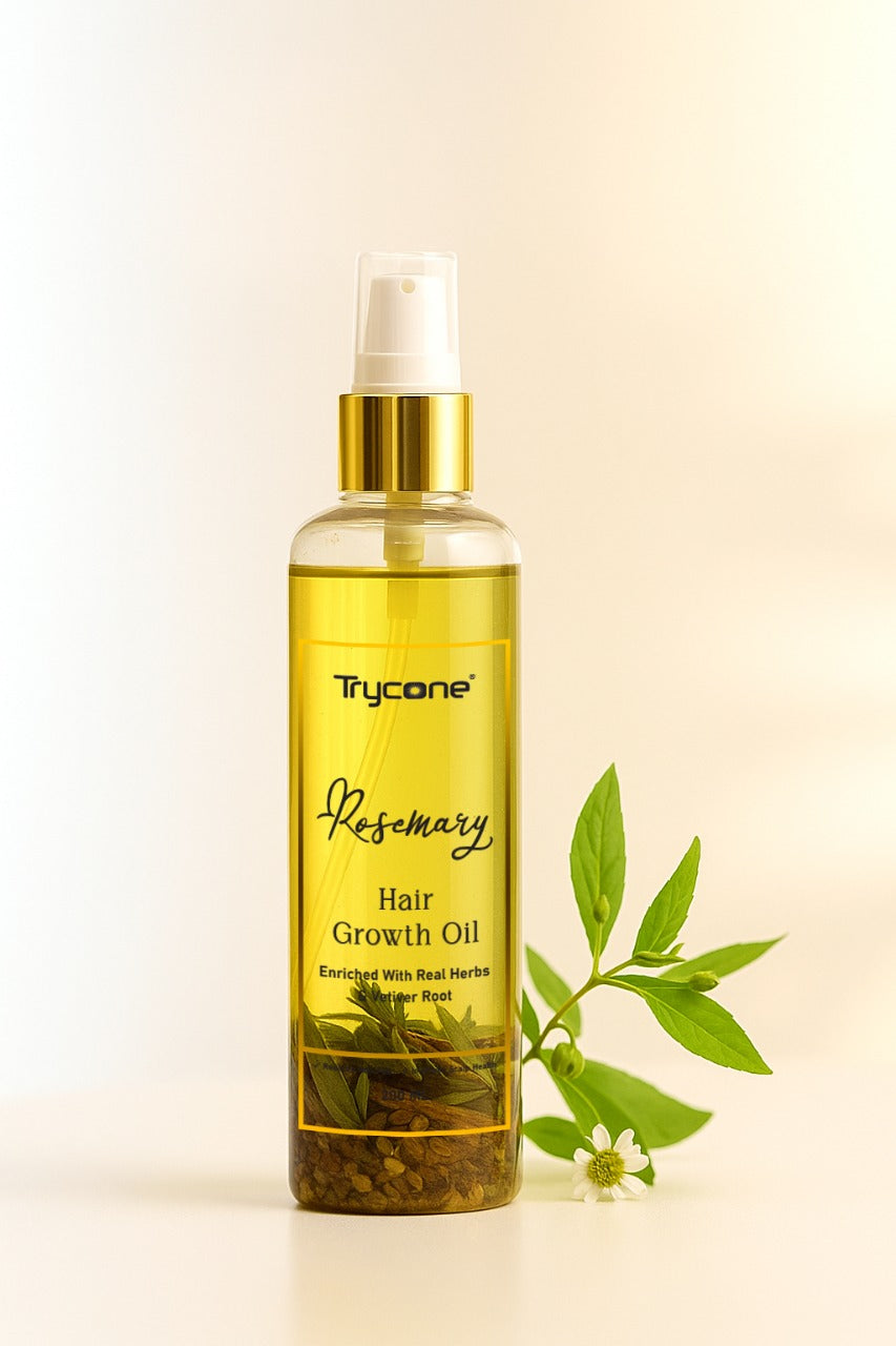 Trycone Rosemary Hair Oil – Enriched with Real Herbs & Vitamin E - 200 ml