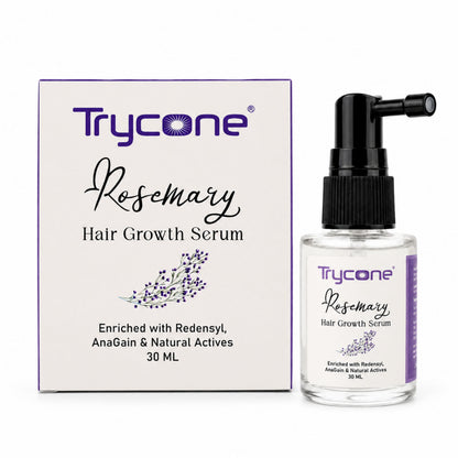 Trycone Rosemary Hair Growth Serum Enrich with Redensyl, Anagain &amp; Other Natural Actives – 30 Ml