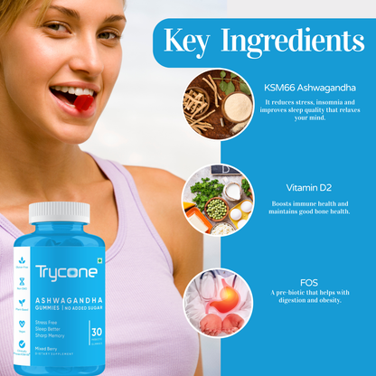 KSM 66 Ashwagandha Gummies- Pack of 30