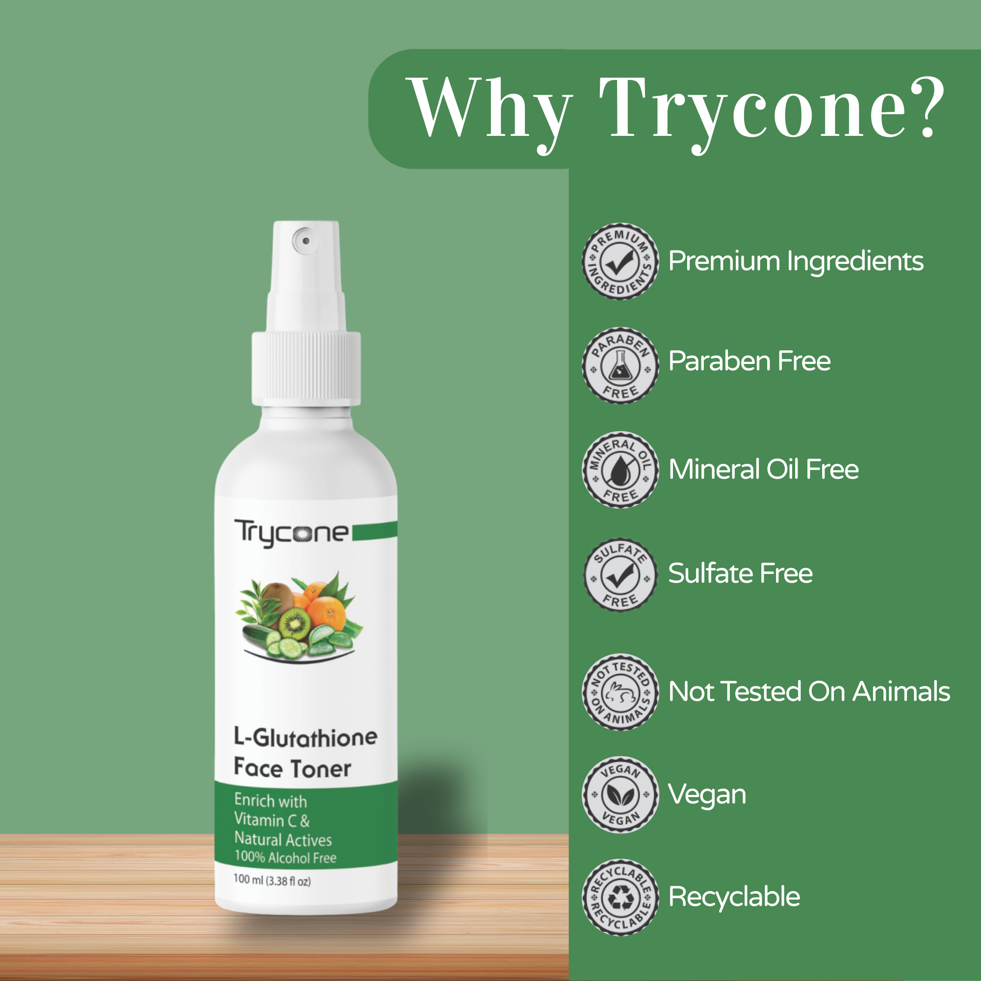 L-Glutathione Face Toner - 100 Ml