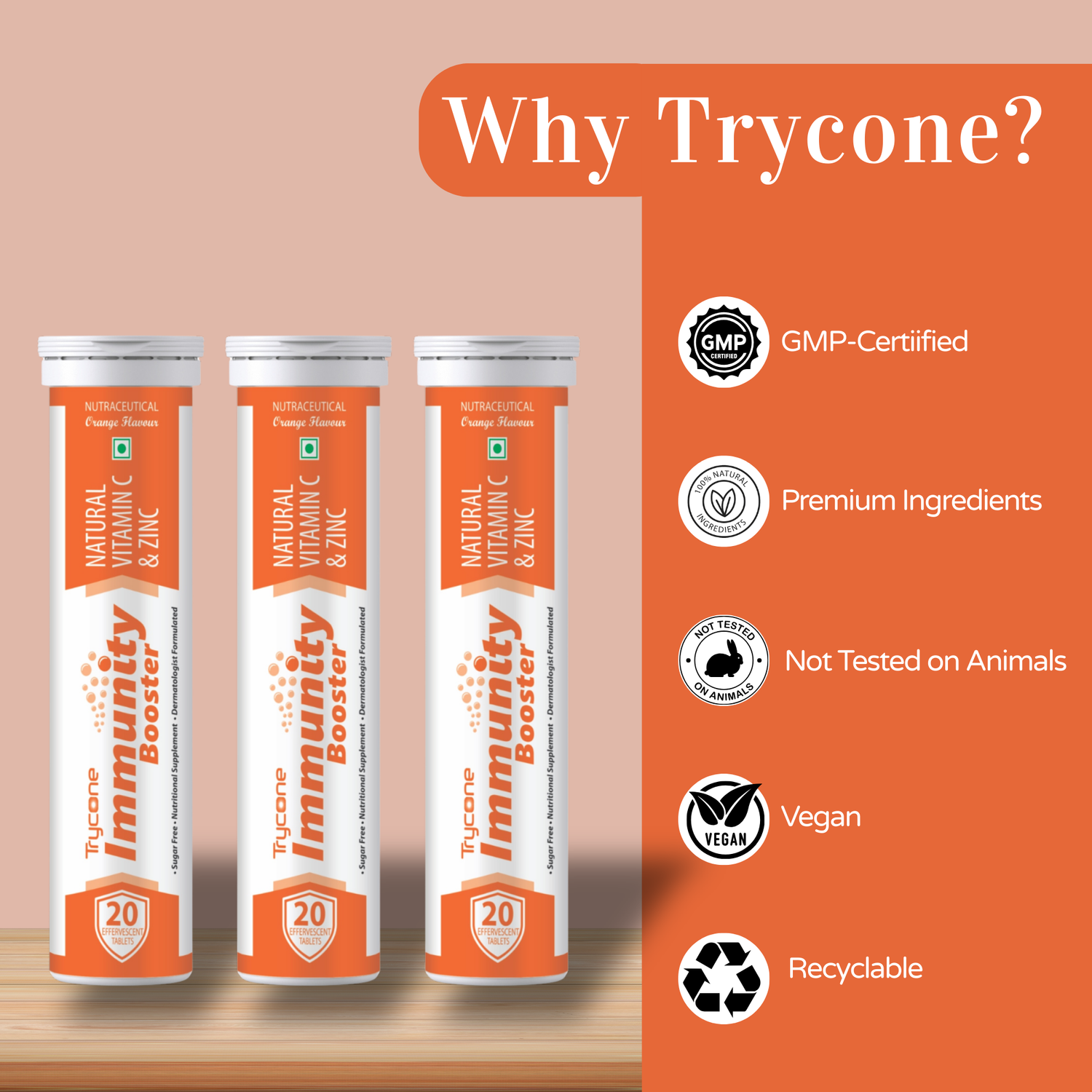 Immunity Booster - 60 effervescent tablets