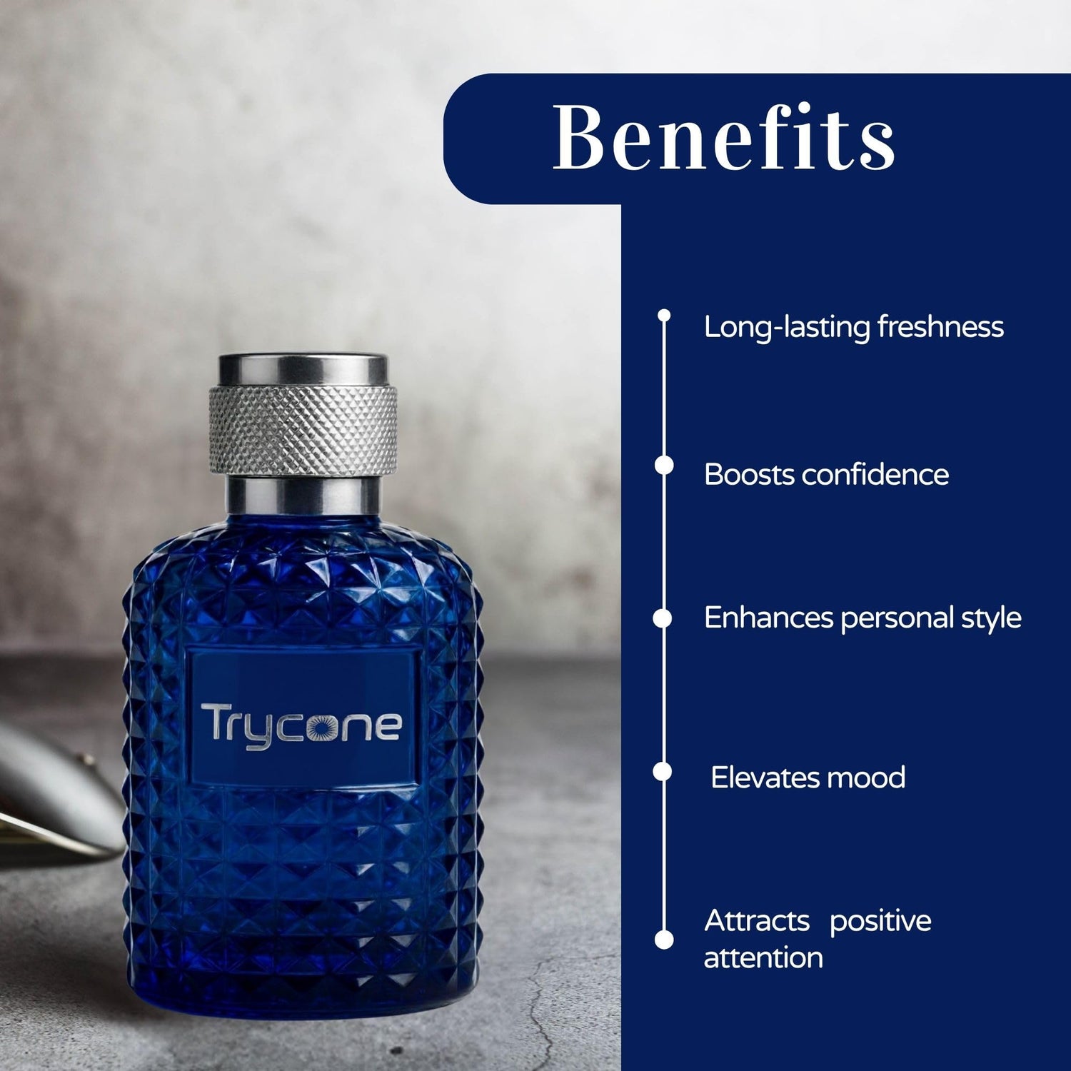 Trycone Bluvaris Perfume for Men - 50 Ml