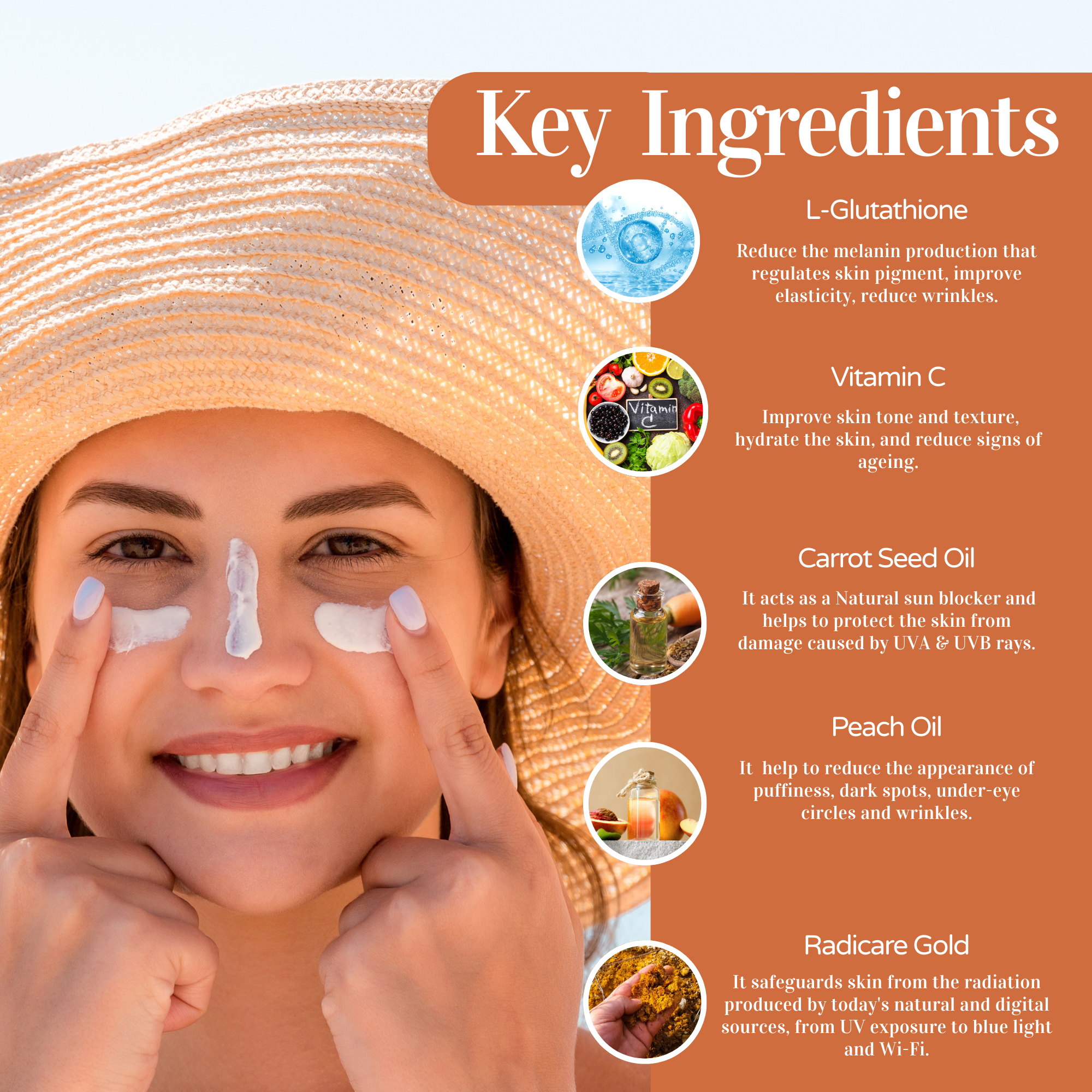 L- Glutathione Sunscreen Gel - 100 g