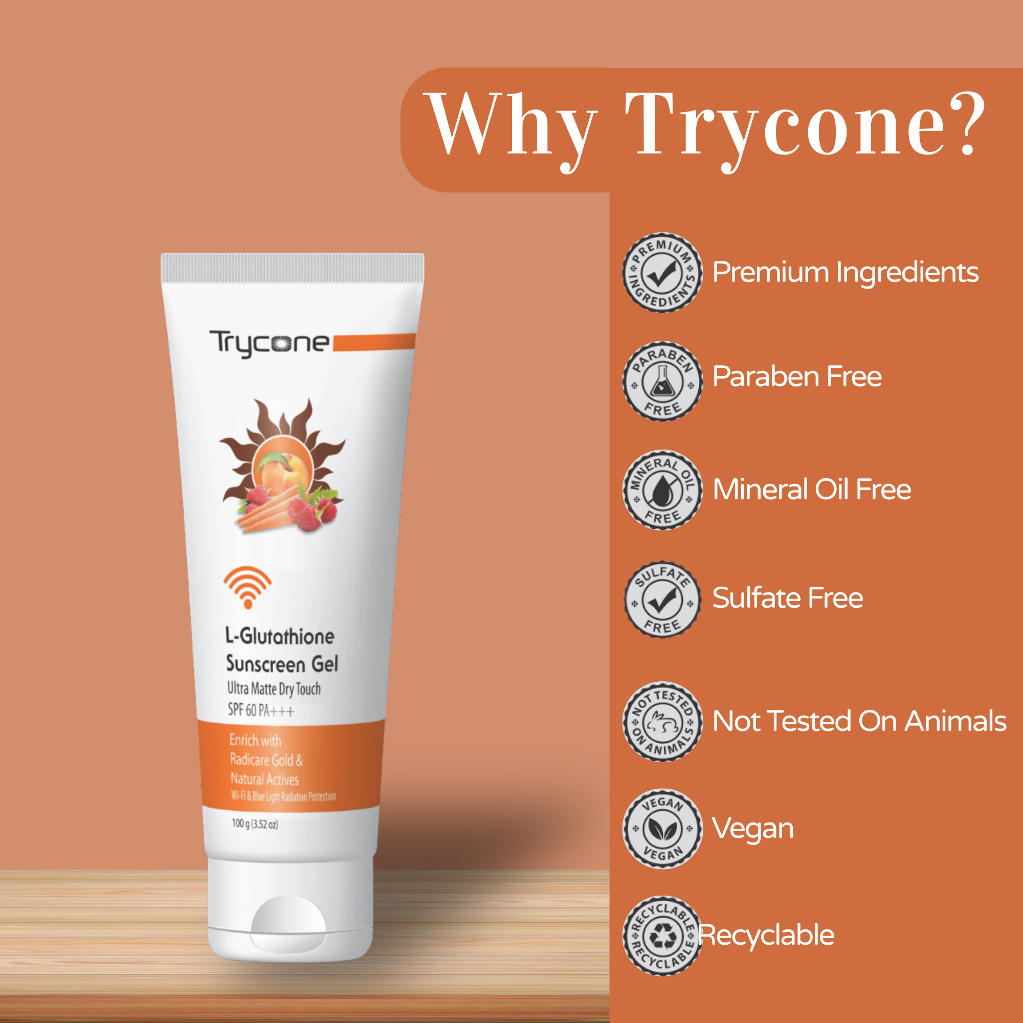 L- Glutathione Sunscreen Gel - 100 g