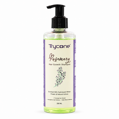Trycone Rosemary Hair Shampoo Enriched with Hydrolyzed Wheat Protein &amp; Natural Actives – 200 Ml